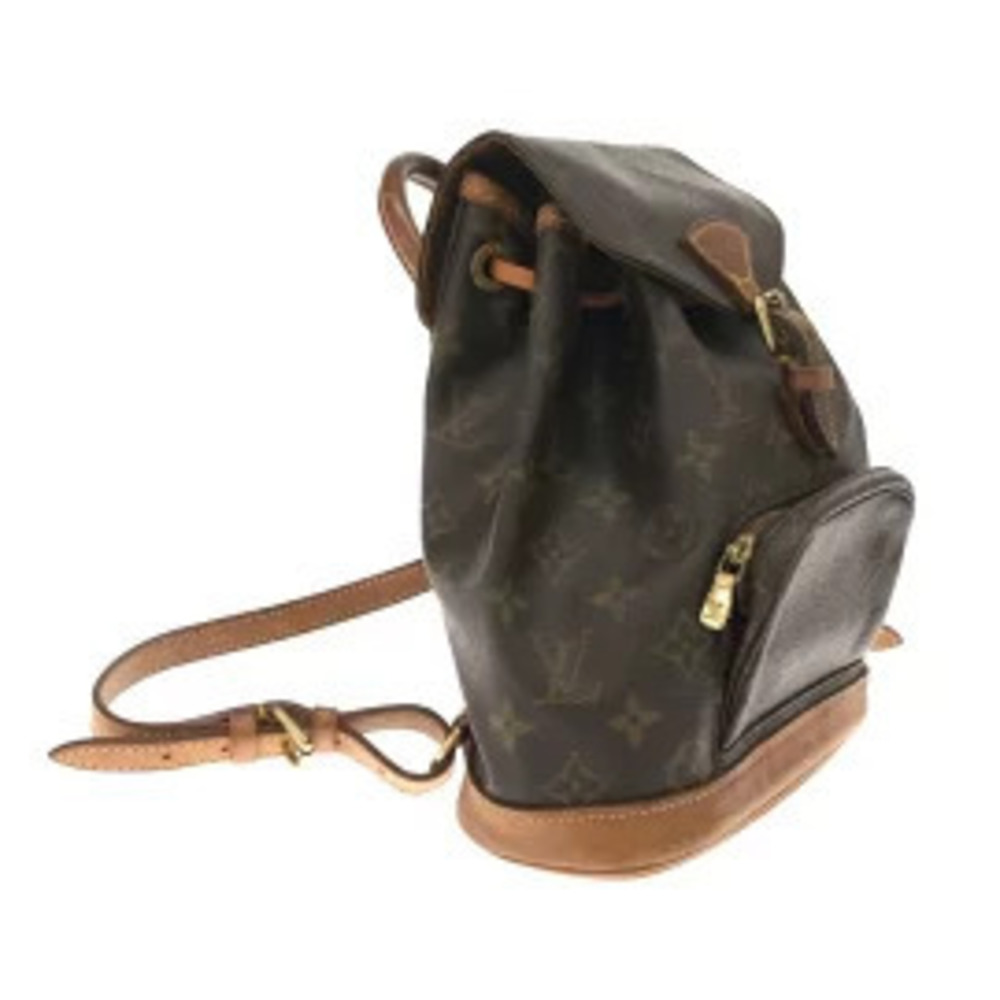 Louis Vuitton Canvas Montsouris Backpack Monogram Brown